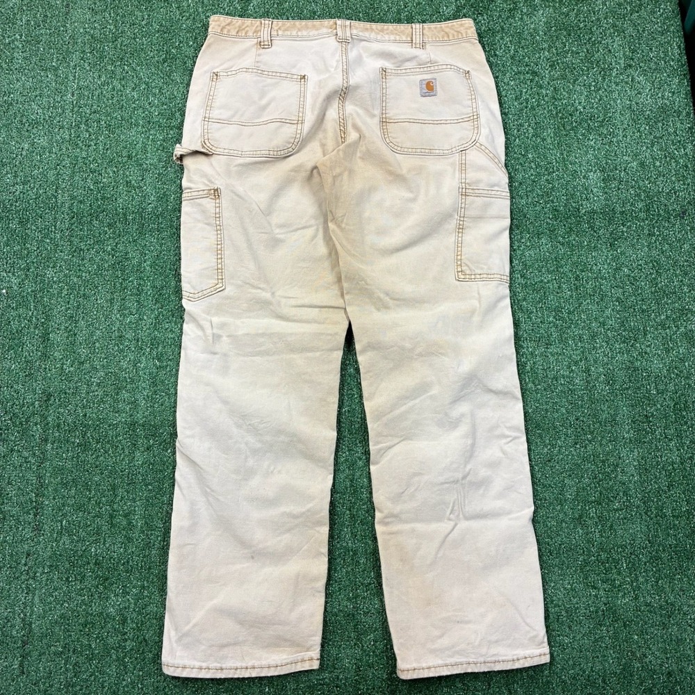 Vintage 2000's Carhartt Faded Canvas Carpenter Pants
